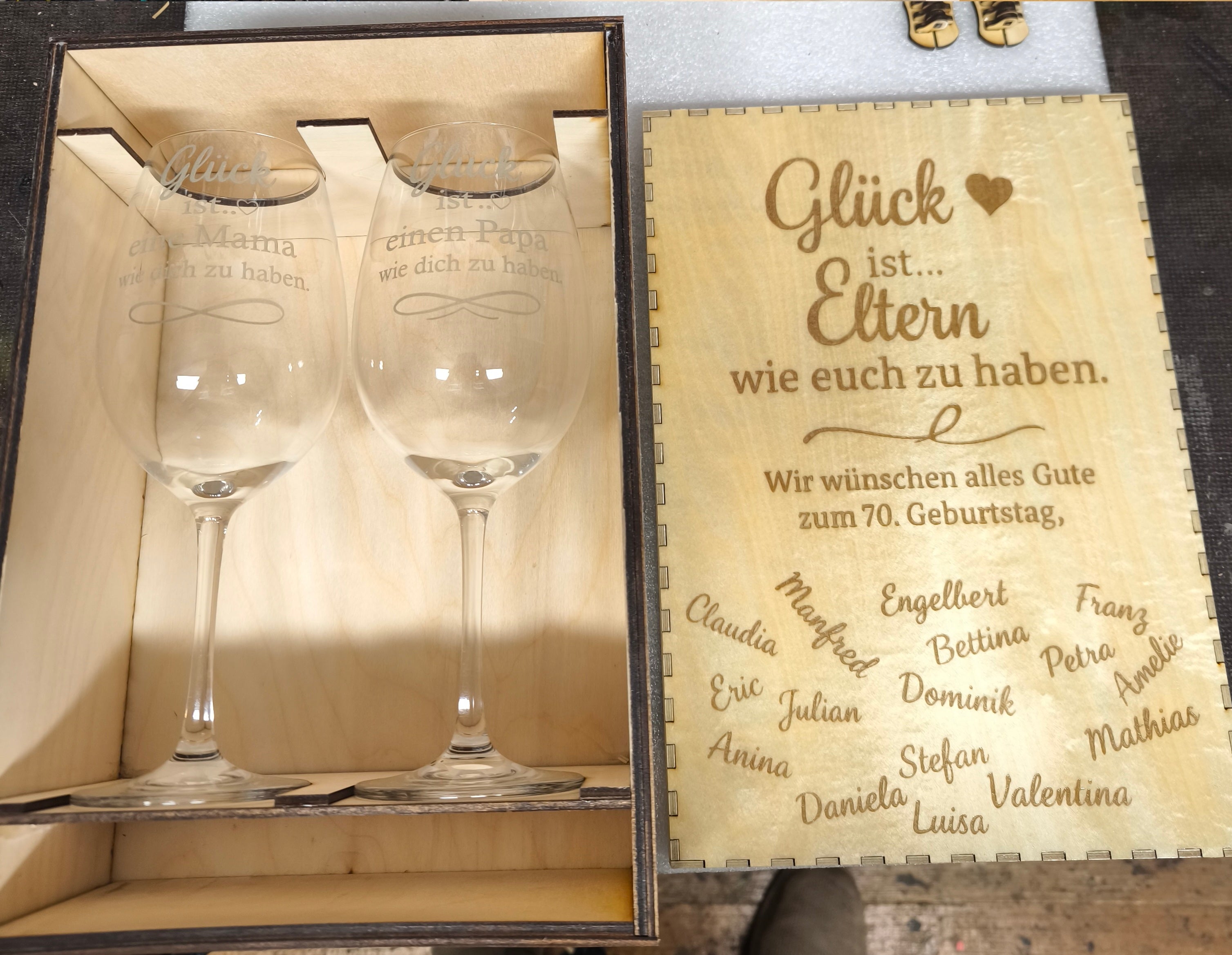 Geschenks Box ohne Inhalt